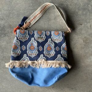 Spartina 449 blue and orange handbag